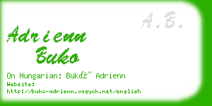 adrienn buko business card